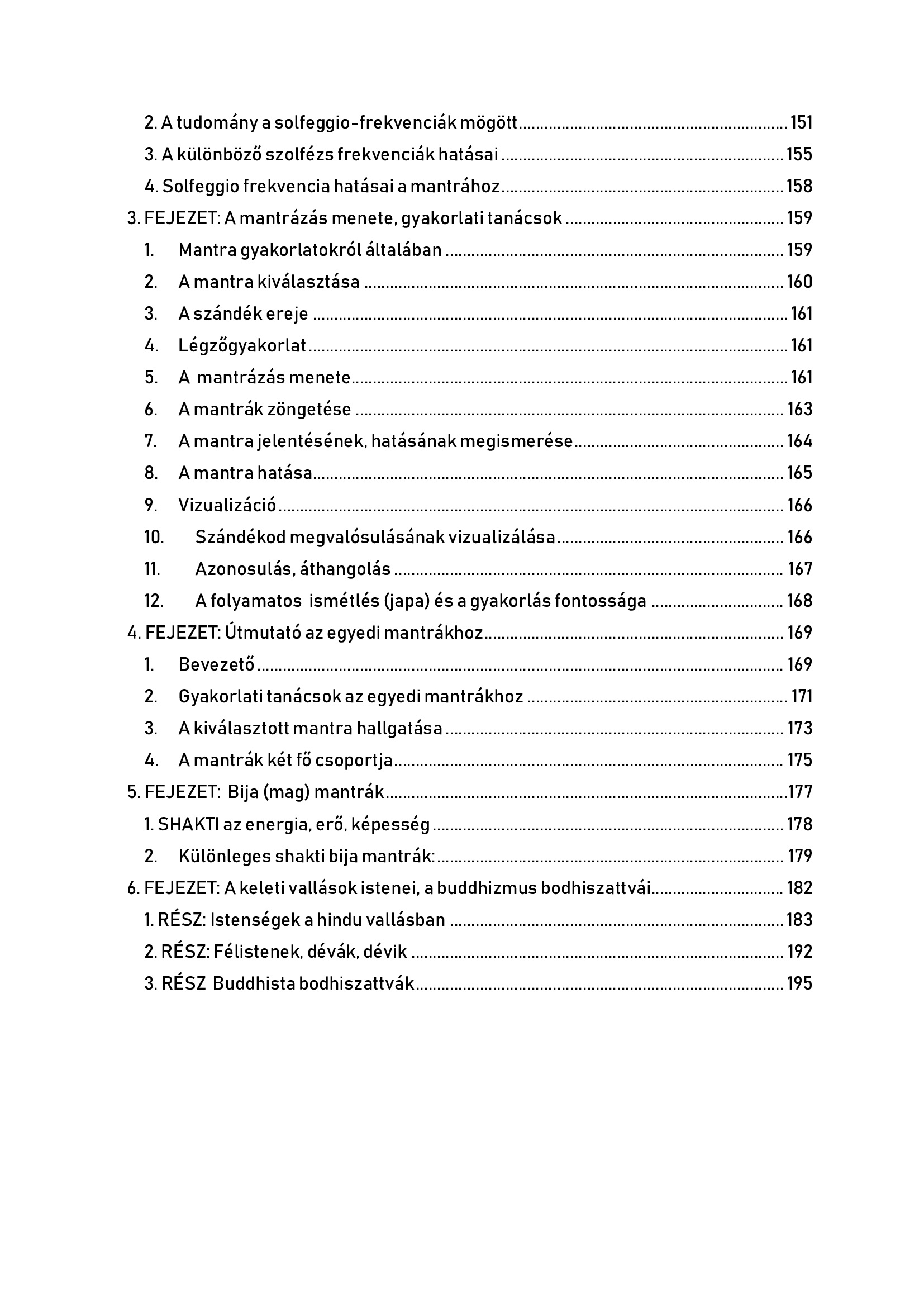 Tartalomjegyzék 3. oldal